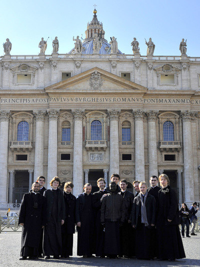 Troisième jour du pèlerinage des séminaristes à Rome Troisième jour du pèlerinage des séminaristes à Rome