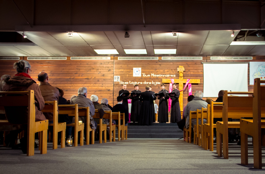 Concert du choeur du Séminaire dans le cadre du marché de Noël à l