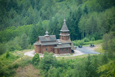 La prochaine liturgie dans l'église en bois de Sylvanès aura lieu le mercredi 28 décembre