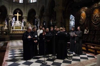 La choeur du Séminaire a participé aux vêpres orthodoxes à Notre-Dame de Paris