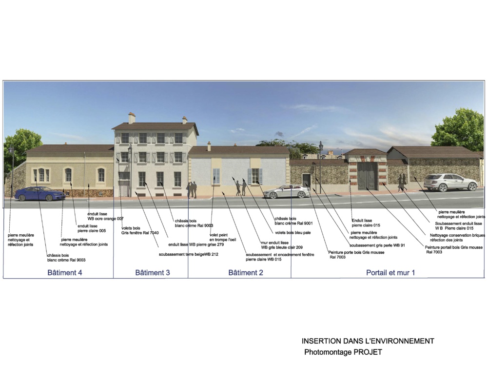 Ravalement de nos façades donnant sur la rue Sainte-Geneviève Ravalement de nos façades donnant sur la rue Sainte-Geneviève
