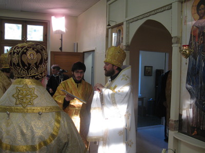 Homélie de Mgr Hilarion à la liturgie le jour de l'inauguration du séminaire