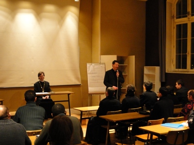 Conférence du hiéromoine Alexandre au séminaire d'Issy-les-Moulineaux