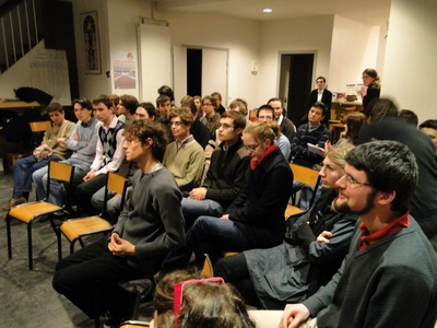 Rencontre au Centre Saint-Guillaume (aumônerie de l'Institut des sciences politiques)