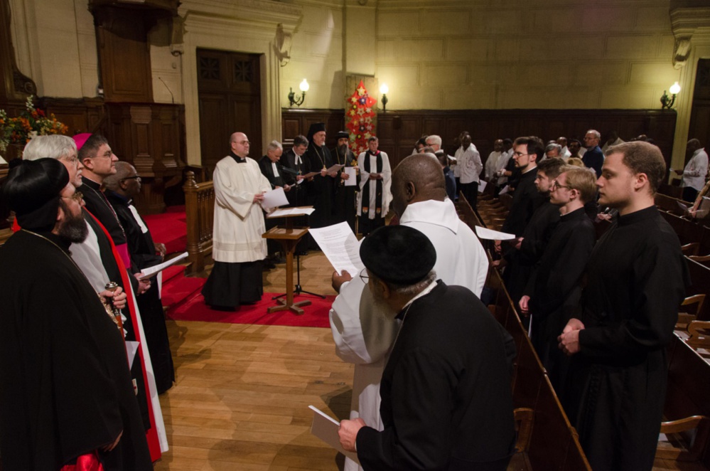 Le choeur du Séminaire à la prière parisienne pour l'unité des chrétiens