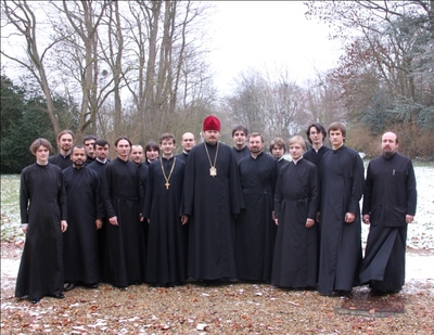 Célébation de la liturgie pontificale avant le début des vacances d'hiver au séminaire