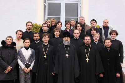 Mgr Innocent est venu célébrer le Nouvel an au séminaire