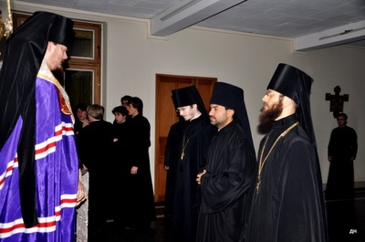 Première prise d'habit monastique au séminaire