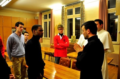 Les séminaristes d'Issy-les-Moulineaux en visite au séminaire orthodoxe