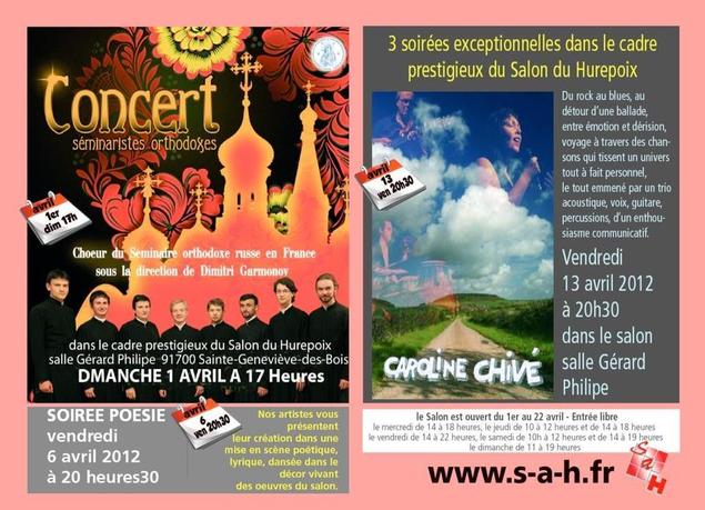 Le choeur du Séminaire donnera un concert à Sainte-Geneviève-des-Bois le dimanche 1er avril Le choeur du Séminaire donnera un concert à Sainte-Geneviève-des-Bois le dimanche 1er avril