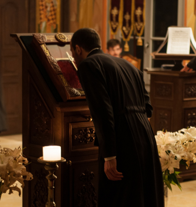 Grandes complies avec le canon de saint André de Crète dans la chapelle du séminaire (reportage photo)