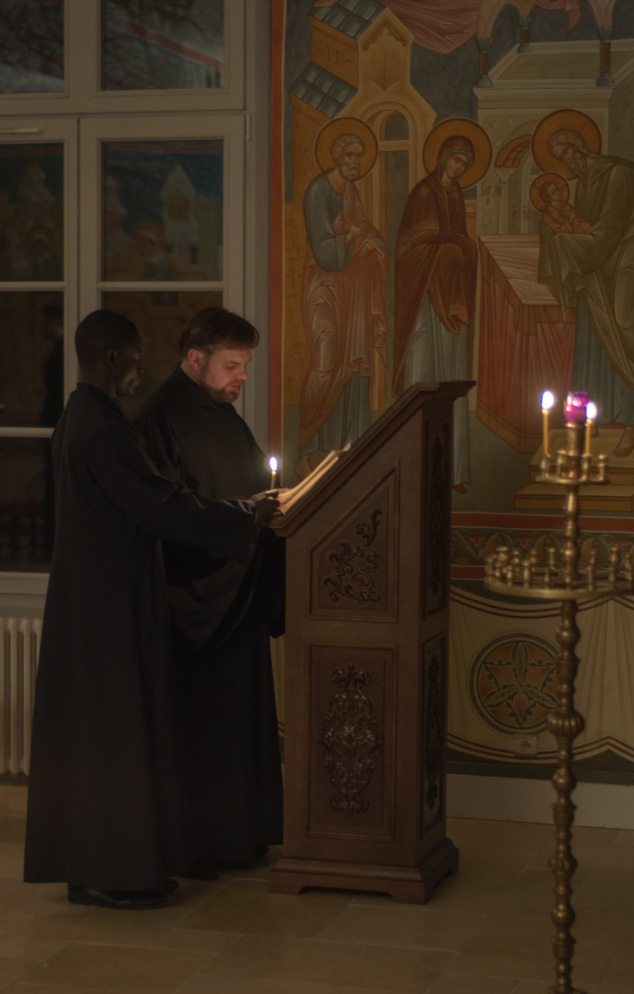 Grandes complies avec le canon de saint André de Crète dans la chapelle du séminaire (reportage photo)