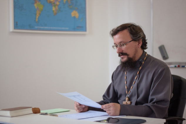 Le père Arsény Sokolov a donné une conférence au séminaire