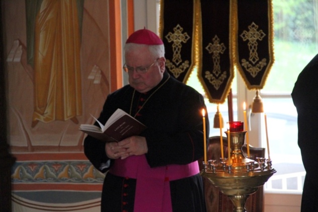 Mgr Pierre Raffin, évêque de Metz, a rendu visite au séminaire