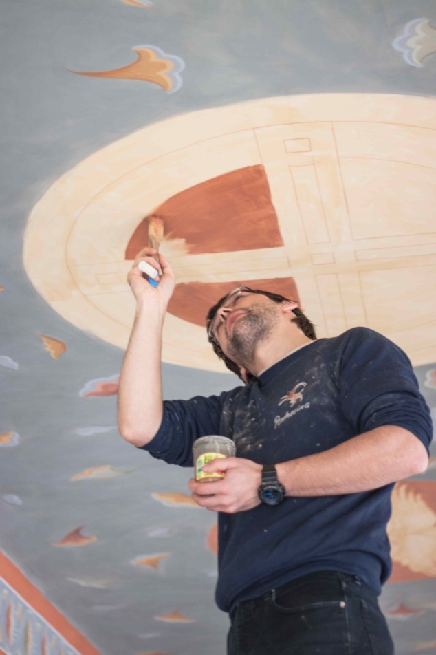 Les fresques dans le réfectoire du séminaire: présentation de ce magnifique ensemble iconographique Les fresques dans le réfectoire du séminaire: présentation de ce magnifique ensemble iconographique