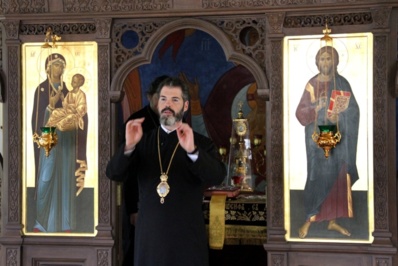Visite au séminaire l'évêque Antoine de Constantine, auxiliaire du diocèse de l'Europe occidentale de l'Eglise orthodoxe de Bulgarie