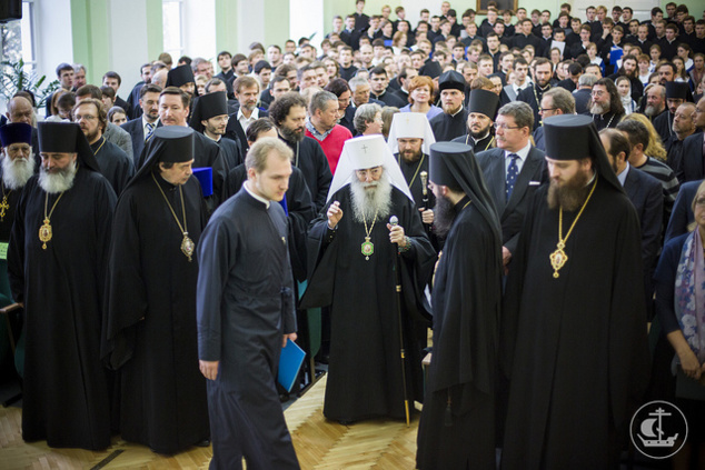 Le recteur du Séminaire participe à la fête patronale de l'Académie de théologie de Saint-Pétersbourg