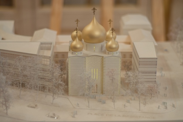 Le projet de la nouvelle église et du centre culturel et spirituel  russe à Paris a été présenté au public Le projet de la nouvelle église et du centre culturel et spirituel  russe à Paris a été présenté au public