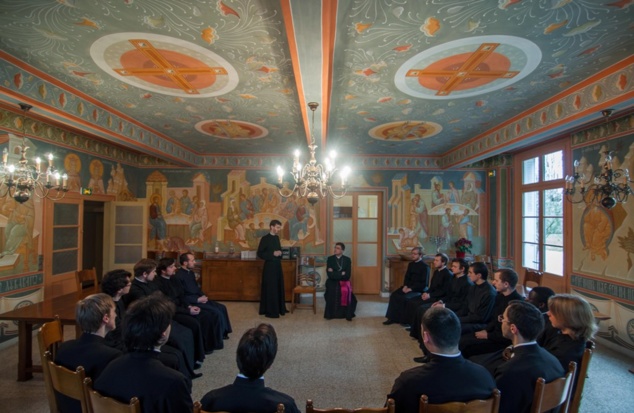 Mgr Éric de Moulins-Beaufort a rendu visite au séminaire Mgr Éric de Moulins-Beaufort a rendu visite au séminaire