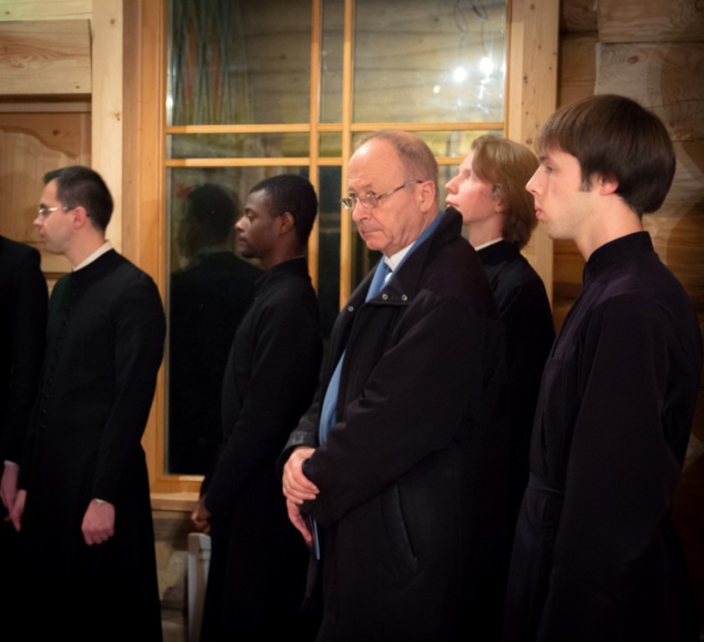 Visite au Séminaire de Mgr Michel Dubost, évêque d'Évry