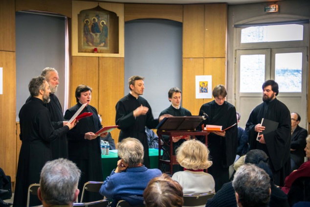 Des représentants du Séminaire ont assisté à la séance solennelle de l'Institut Saint-Serge à Paris