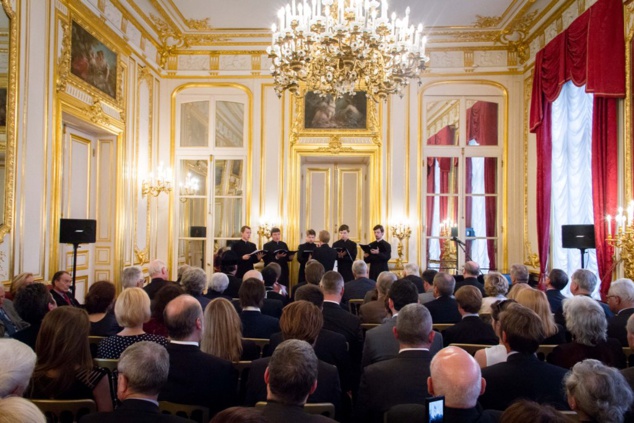 Le chœur du Séminaire a donné un concert à la résidence de l'Ambassadeur de Russie à Paris