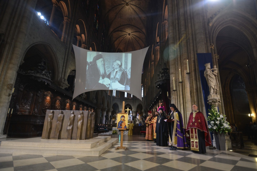 Vêpres orthodoxes à Notre-Dame de Paris