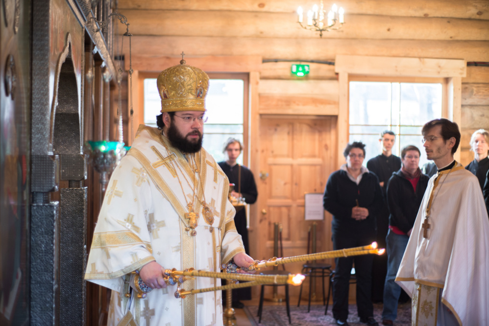 Le nouveau responsable des établissements du patriarcat de Moscou à l'étranger a célébré la liturgie au séminaire