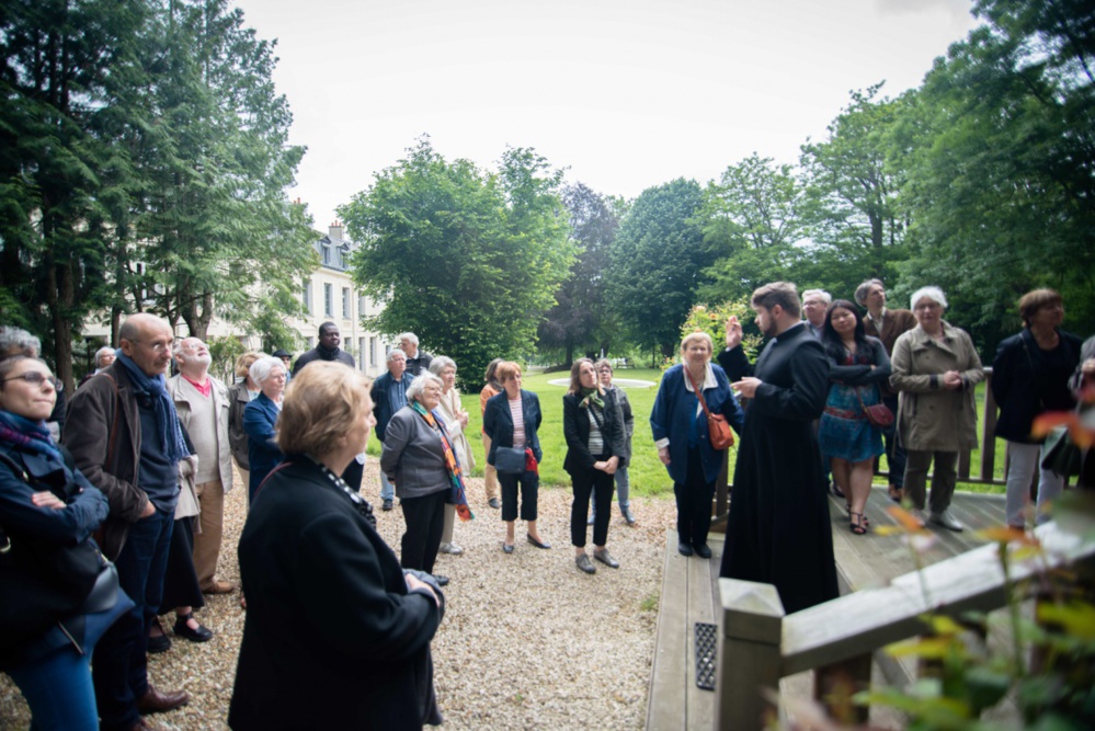 Des paroissiens de Saint-Eustache de Paris en visite au Séminaire