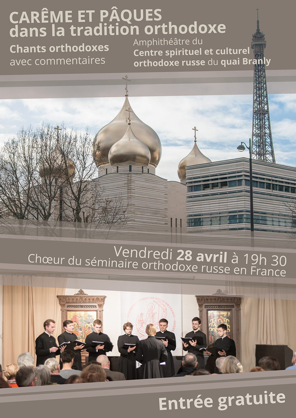 Le choeur du Séminaire donnera un concert au Centre spirituel et culturel russe à Paris