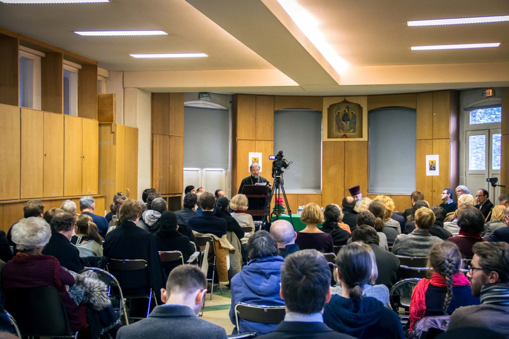 Des représentants du Séminaire ont assisté à la séance solennelle de l'Institut Saint-Serge à Paris