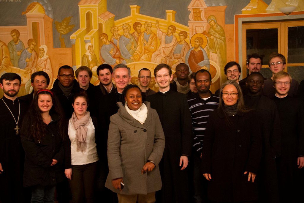 Visite des enseignants et des étudiants de la Faculté de théologie de l'Institut catholique d'Angers
