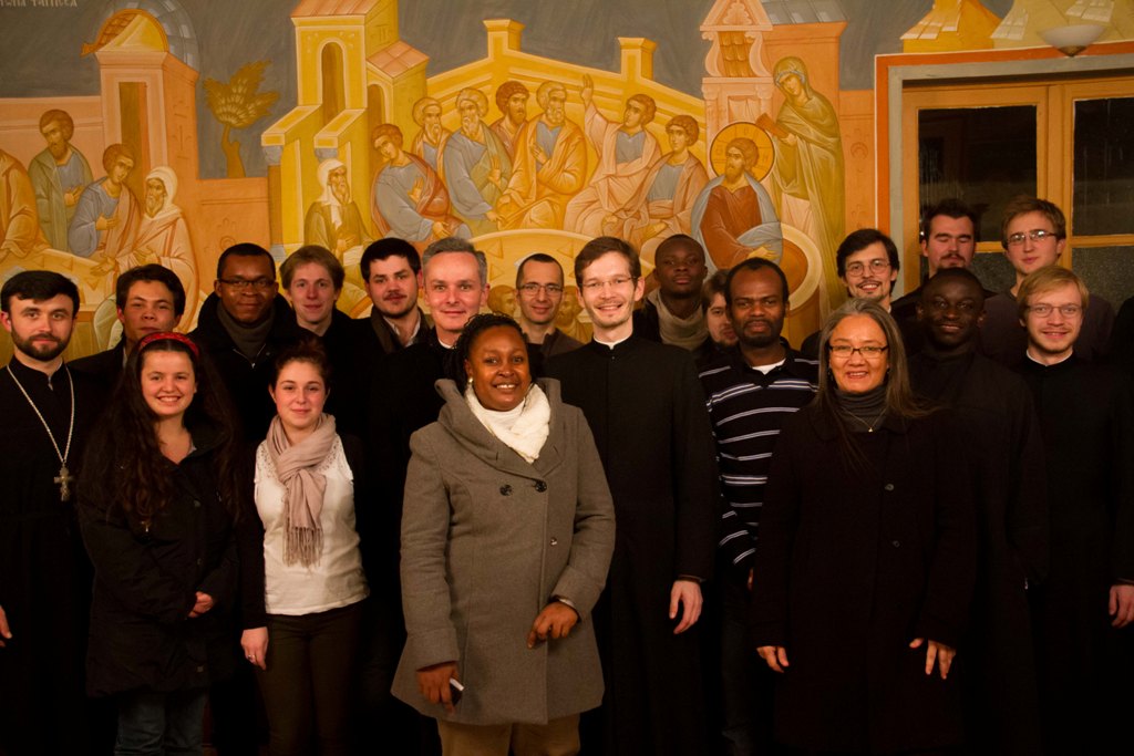 Visite des enseignants et des étudiants de la Faculté de théologie de l'Institut catholique d'Angers Visite des enseignants et des étudiants de la Faculté de théologie de l'Institut catholique d'Angers