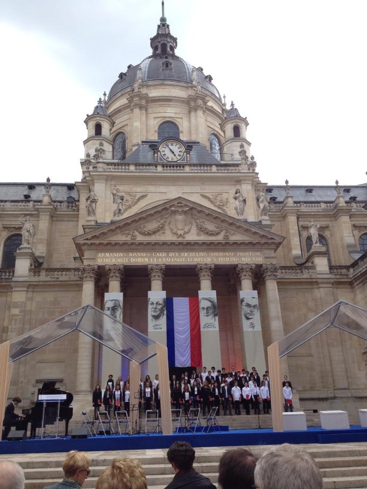 Nos séminaristes ont participé à l'hommage rendu en Sorbonne aux quatre figures de la Résistance entrant au Panthéon