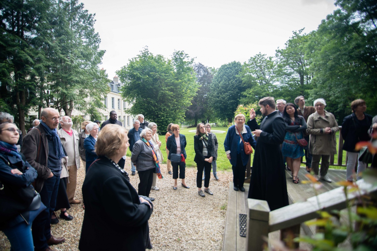 Des paroissiens de Saint-Eustache de Paris en visite au Séminaire
