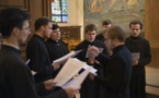 Chant de l'hymne acathiste à sainte Geneviève à l'église Saint-Martin de Meudon