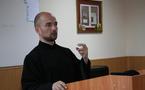 Le diacre Augustin Sokolowski a donné une conférence à l'académie de théologie de Kiev