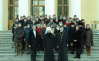 Des étudiants de Sciences-Po Paris en visite au Département des relations extérieures de l'Eglise russe Des étudiants de Sciences-Po Paris en visite au Département des relations extérieures de l'Eglise russe