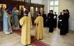 Mgr Nestor a célébré la liturgie au séminaire le samedi de la Mère de Dieu