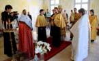 Deux séminaristes institués lecteurs par l'évêque Nestor de Chersonèse