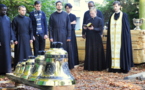 Bénédiction et installation des cloches de l'église en bois du séminaire