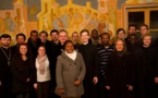 Visite des enseignants et des étudiants de la Faculté de théologie de l'Institut catholique d'Angers Visite des enseignants et des étudiants de la Faculté de théologie de l'Institut catholique d'Angers