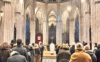 Célébration des vêpres orthodoxes dans la Cathédrale Notre-Dame d'Évreux