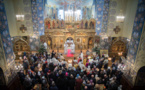 Les séminaristes ont participé à l'inauguration de l'église russe de Nice après les travaux