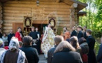 Liturgie avec l'évêque Nestor le jeudi de la semaine pascale