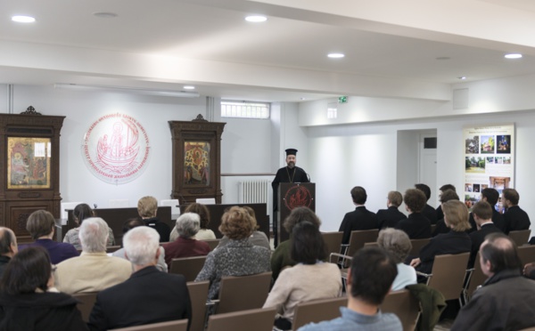 Enregistrement vidéo de la conférence de Mgr Job Getcha sur l'histoire de la liturgie orthodoxe